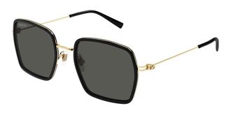 Gucci GG1848S 001 Womens Sunglasses Black Size 52