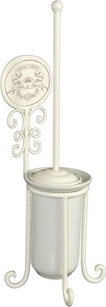 Ambiente Haus WC-Reinigungsbürste »Toilettenbürste in Antikweiss (H)52cm« 1 Stk. aus Metall