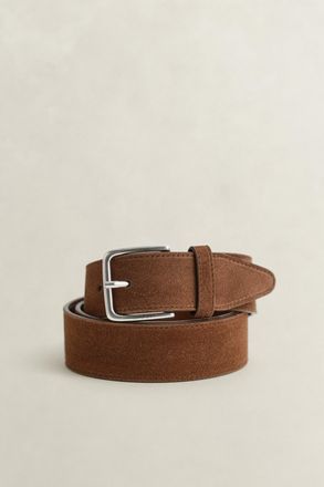 GANT Men Suede Belt (115/46) MAHOGANY BROWN