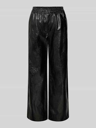 Max Mara Stoffhose mit elastischem Bund Modell PLUTONE in Black, Gr&ouml;&szlig;e 42