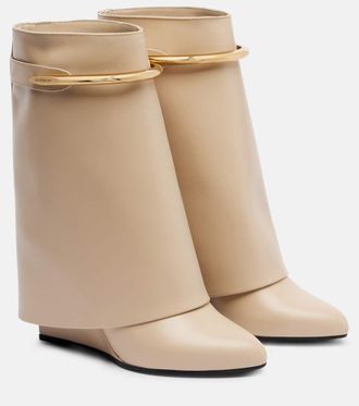 Givenchy Shark leather mid-calf boots