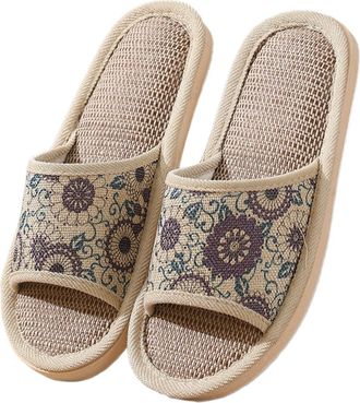 Generic Fluffy Memory Faux Fur Slippers for Women Breathable Comfy Non-Slip Womens Winter Flat House Shoes Bedroom Bathroom Shoes Suitable for Christmas and D