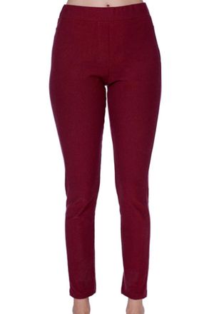French Kyss High Waisted Leggings In Wine