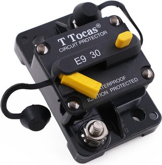 OEM Disyuntor Conmutable De 30 Amperios, 12 V-48 V Cc, Con Reinicio Manual, Para Embarcaciones, Motores De Tambor, Aplicaciones Marinas, Veh&iacute;culos Recreat