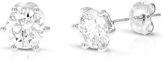 Vir Jewels 2 cttw Lab Grown Diamond Stud Earrings in 14K Gold With Push Backs For Women