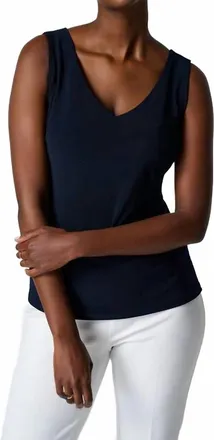 Joseph Ribkoff Womens Classic V Neck Camisole In Navy