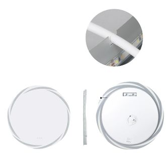 OEM Espejo De Ba&ntilde;o Led Antivaho Con Funci&oacute;n T&aacute;ctil Y Opciones De Iluminaci&oacute;n Multicolor