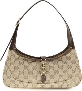Gucci Bolso de Hombro Jackie Slim - Bags - Mujer - Beige - ONE SIZE