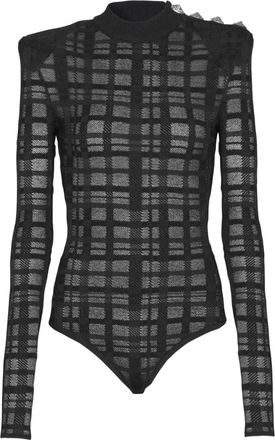 Balmain Body a quadri - Nero