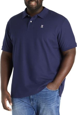 Psycho Bunny Big & Tall Classic Polo Shirt in Evening Navy Blue at Nordstrom, Size Xx-Large