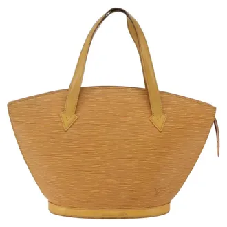 Louis Vuitton Saint Jacques Epi Leather Yellow Leather Handbag (Pre-Owned)