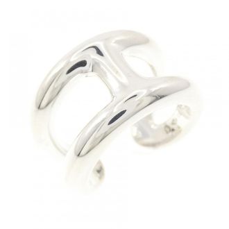 Herm&egrave;s Silver Silver 925 Band Ring (Pre-Owned)