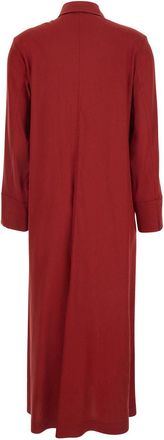 Max Mara Womens Dress Nordic Red Linen Blend