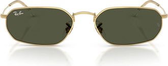 Ray-Ban Sunglasses Rb3947 001/31 Gold Arista/Green Unisex