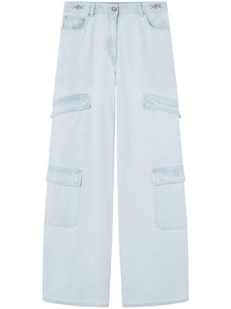 Versace Jeans a gamba ampia - Blu