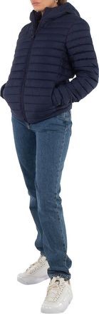 Save The Duck Mens Navy Blue Luke P-EM Quilted Down Jacket