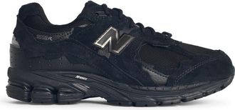 New Balance 2002 R Black Mesh und Wildleder -Turnschuhe