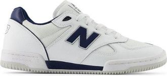 New Balance Uomo NB Numeric Tom Knox 600 in Bianca/Blu, Pelle Scamosciata/Rete, Taglia 40.5