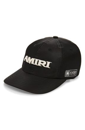 Amiri Sport Canvas Baseball Cap in Black at Nordstrom