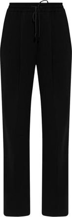 Michael Kors Broek met scherpe plooien - Dames - Straight fit broeken - Zwart - XS - Broeken