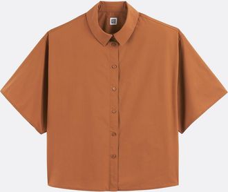 La Redoute Collections Hemd met korte mouwen, knoopsluiting voor