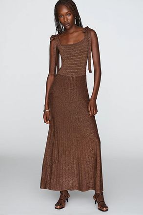 endless rose Square-Neck Midi Dress
