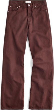 Madewell The Ultimate Wide Leg Airy Denim Jeans in Burnt Cocoa at Nordstrom, Size 31