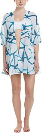 Somedays Lovin Women Paper Lanterns Kimono Cover Up In Blue