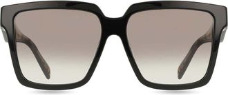 Prada PR 24ZSF Asian Fit 1AB0A7 Womens Sunglasses Black Size 57