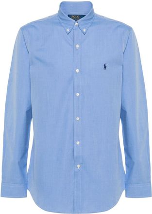 Polo Ralph Lauren Polo Pony-motif shirt - men - Cotton/Spandex/Elastane - 3XL - Blue