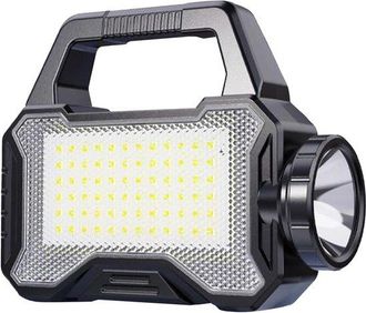 No Brand Linterna Led Recargable Port&aacute;til Para Camping, Con Energ&iacute;a Solar, Luz De Emergencia Y Luz De Trabajo Para Camping Y Senderismo