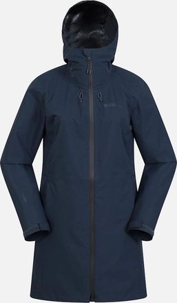 Mountain Warehouse Womens Mountain Warehouse Womens/Ladies Solstice Extreme 2.5 Layer Waterproof Jacket - Navy - Size: 24