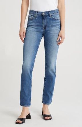 AG - Adriano Goldschmied Mari Mid Rise Slim Straight Leg Jeans in 14 Years Charmed at Nordstrom Rack, Size 27
