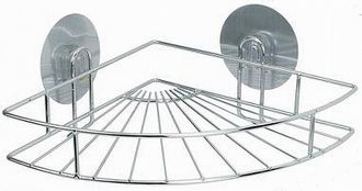 Trade Shop Trade Shop - Mensola Angolare Portaoggetti Da Bagno Montaggio A Parete Con Biadesivo 79840