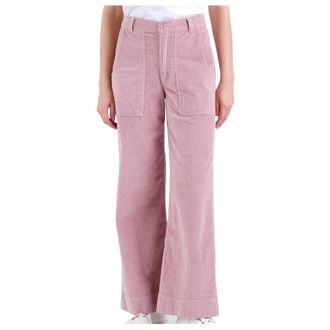 Dedicated Workwear Pants Vara Corduroy Freizeithose f&uuml;r Damen | rosa