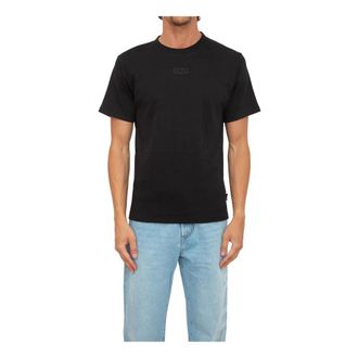 GCDS T-Shirts, male, Black, Size: L Casual Cotton T-Shirt for Men