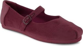 Toms Alpargata Mary Jane Flat in Dark Red at Nordstrom, Size 5.5