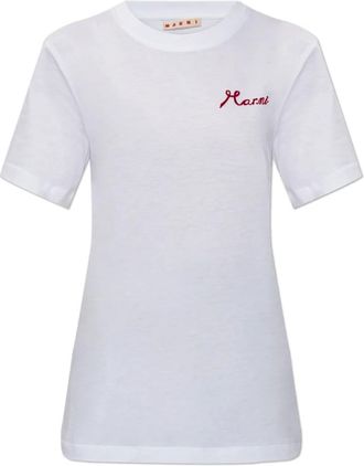 Marni Mujer, Camisetas, Blanco, Talla: S