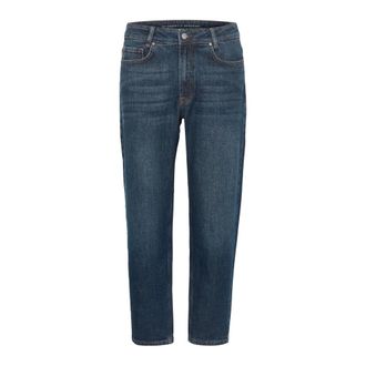 MY ESSENTIAL WARDROBE High Tapered Dark Blue Retro Wash - female - My Essential Wardrobe - Loose Fit Jeans - Blue - W24 L28 - Jeans