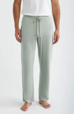 Daniel Buchler Modal Blend Pajama Pants in Sage at Nordstrom, Size Xx-Large