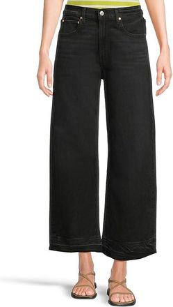 Paige Arellia Ankle With Undone Finished Hem In Black Void Womens Jeans Black Void : 31 27, Cotton/Denim/Elastane