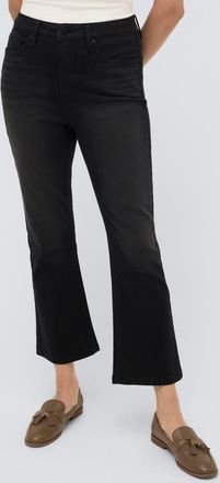 Kenneth Cole High Waist Crop Kick Flare Jeans in Nik Wash at Nordstrom, Size 12