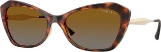 Vogue Eyewear Vogue, Dames, Accessoires, Bruin, Maat: 56 MM Nylon