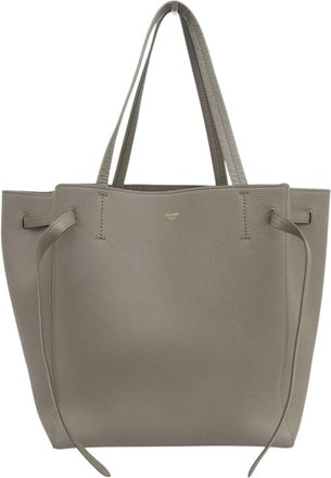 Celine Gray Leather Tote Bag (Pre-Owned)