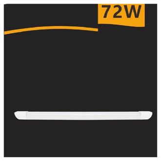 Trade Shop Trade Shop Traesio - Trade Shop - Plafoniera Led Slim 72 W 150 Cm Sottopensile Ripiani Luce 4000k 6500k 3000k