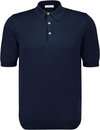 Boglioli Navy Blauw Katoenen Polo - Heren - Polos - Blauw - 2XL - Katoen - Tops