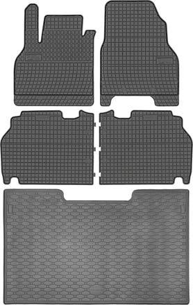 OEM Juego De Alfombrillas De Goma Para Renault Kangoo Ii Van (de Enero De 2008 A Abril De 2021) + Alfombrilla Para El Maletero