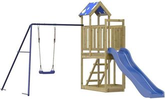 vidaXL Parque Infantil De Exterior Madera De Pino Impregnada Vidaxl