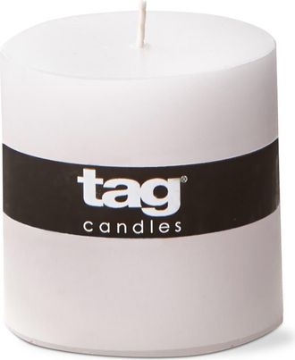 Tag Chapel Paraffin Wax Candle Elegant Home Decor Lighting in White at Nordstrom, Size X-Large/xx-Large