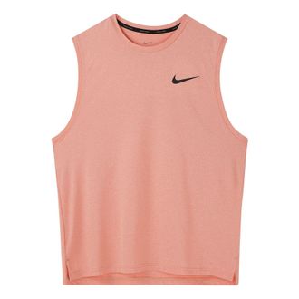 Nike Mens Nike Solid Color Logo Quick Dry Breathable Sports Training Madder Root Brown Vest CZ1185-827